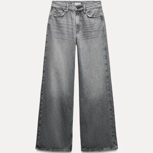 Z1975 HIGH RISE WIDE LEG JEANS - ZARA US 25 / 0
